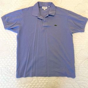 LACOSTE Lavender/lilac Men’s Large classic fit polo